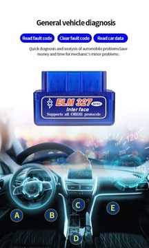 Interfejs ELM327 OBD2 Konnwei Bluetooth