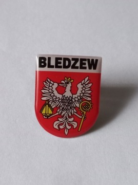 Herb gmina Bledzew przypinka pin odznaka wpinka