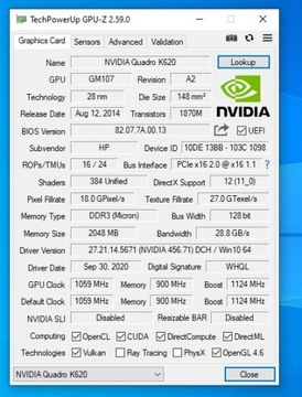 NVIDIA quadro k620