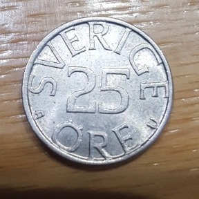 moneta Szwecja 25 ore 1979 r