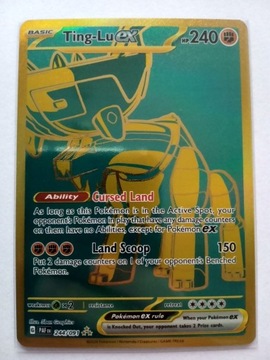 Pokemon TCG Ting-Lu ex 244/91 Paldean Fates