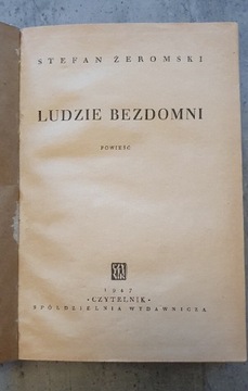 Ludzie bezdomni Stefan Żeromski