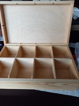 Pudełko drewniane. 