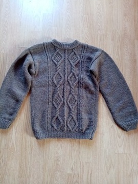Sweter męski ręcznie robiony 
