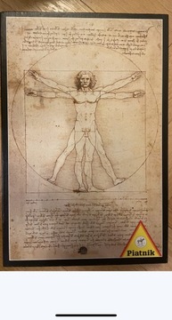 Puzzle Leonardo Da Vinci  Człowiek Piatnik 1000 