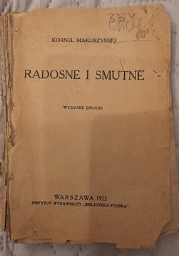 Radosne i smutne Kornel Makuszyński