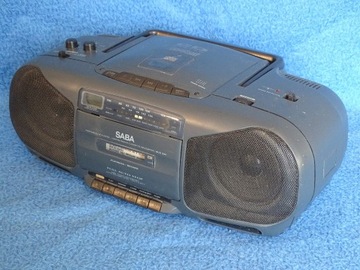 Radiomagnetofon CD SABA RCD500 niespr. CD i deck 