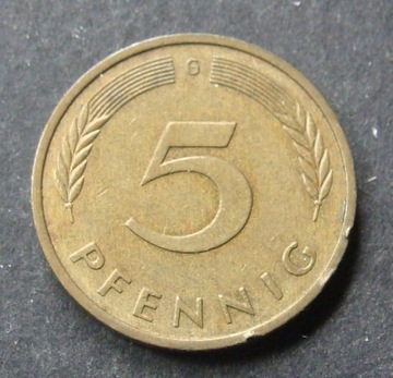 RFN - 5 Pfennig 1977 G