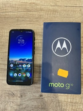 Motorola G10, Smartfon, Pudełko, Komplet.