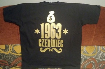 T-shirt Koszulka okazyjna z nadrukiem Czerwiec 