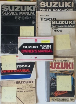 Instrukcje Serwisowe manual SUZUKIT500 7Książek