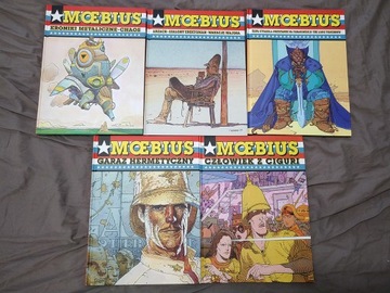 Moebius zestaw 5 komiksów Człowiek z Ciguri i inne