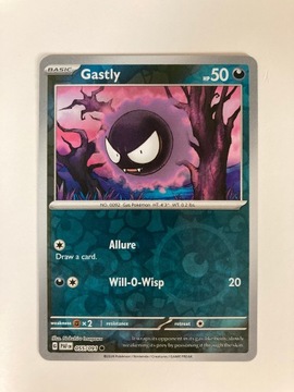 Pokemon TCG Paldean Fates: Gastly reverse 055/091