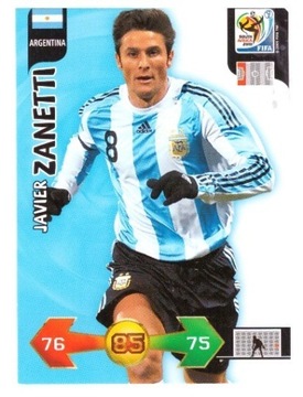 PANINI WORLD CUP 2010 AFRICA ZANETTI ARGENTYNA