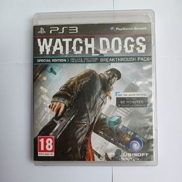 Gra PS3 WATCH DOGS SPECIAL EDITION 