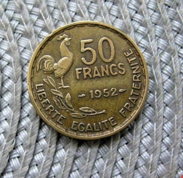 Francja 50 Frank 1952r