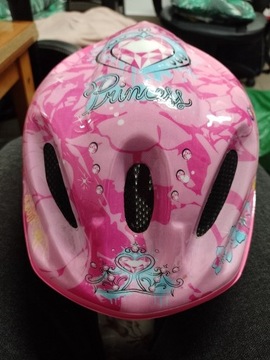 Kask rowerowy dziewczęcy Princessa Disney 52-56cm