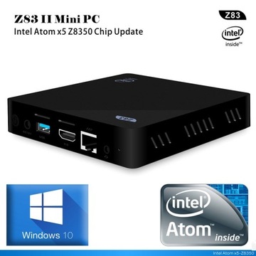 MiniPC Z83II Intel AtomZ8350 2/32GB Win10 2,4/5GHz