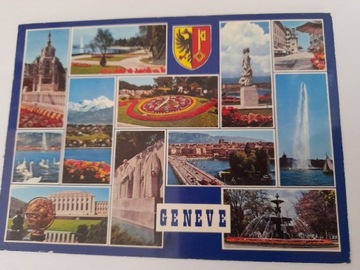 geneve / szwajcaria - kartka z obiegu