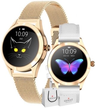 Smartwatch Damski Giewont +Dodatkowy Pasek GW300-2