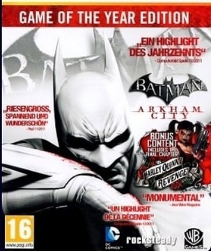 Batman: Arkham City GOTY Edition - klucz STEAM PC