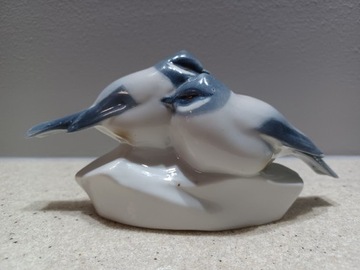 Figurka ptaszki porcelana Zsolnay Pecs Sinko
