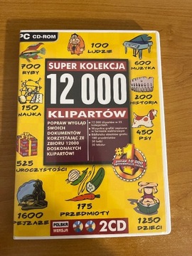 Płyta CD 12 000 klipartów