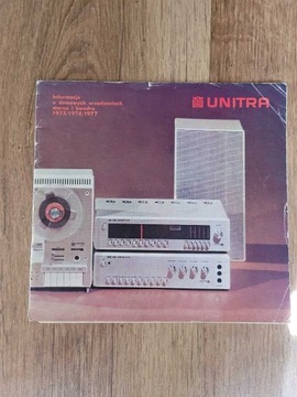 Unitra katalog 1975-1976-1977