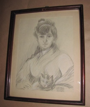  Gustav Klimt KOT NACHLAS 