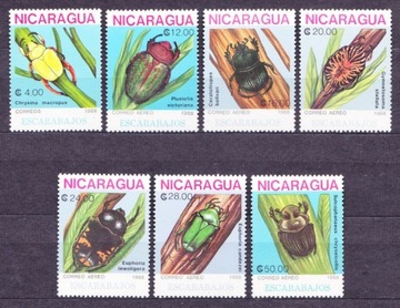 OWADY Nikaragua 1988 pełna seria **