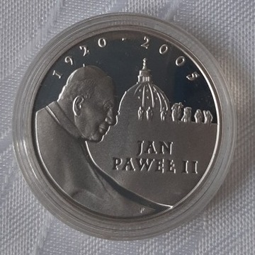 Moneta 10 zł - Jan Paweł II 2005 r.