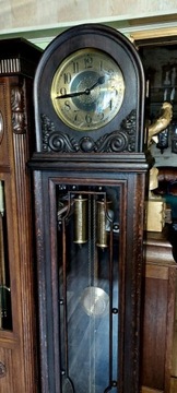 Zegar stojący Ernst KOBOLT śliczna ciemna"baba"