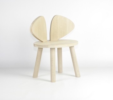 Krzesełko dziecięce drewniane Uszatek