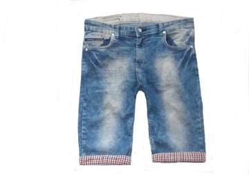 Emporio Armani krótkie  spodenki męskie jeans.M/L
