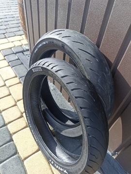 Opony 140/70-17 i 110/70-17 Super Moto, komplet. 