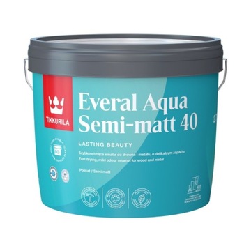 Tikkurila Everal Aqua Semi Matt 40 - 2,7L