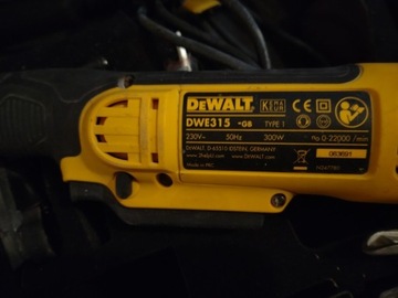 DEWALT NARZĘDZIE WIELOFUNKCYJNE 300W DWE315-GB