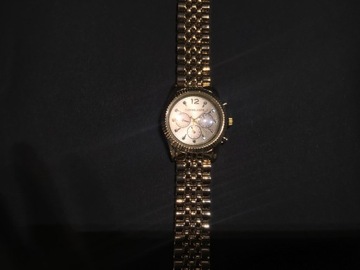 Złoty zegarek damski michael kors