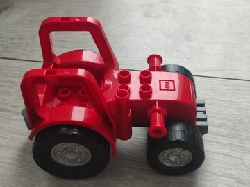 Lego Duplo traktor czerwony ciągnik 