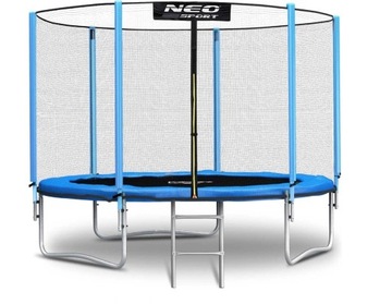 TRAMPOLINA OGRODOWA DLA DZIECI DRABINKA 312cm 10ft