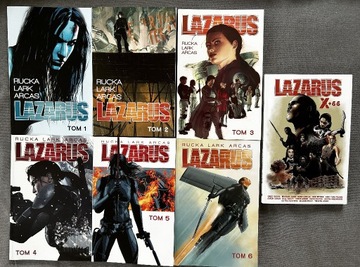 Lazarus Greg Rucka tomy 1 - 6 oraz X+66