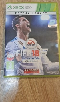 Gra FIFA 18 na xbox 360 edycja Legacy 