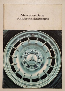 Mercedes Benz Sonderausstanttungen/folder prospekt