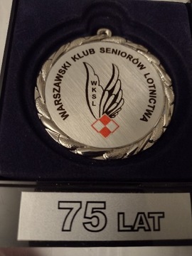 Medal 75 Lat Warszawski Klub Seniorów Lotnictwa 