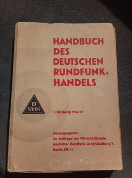 Katalog stare radia 1936/37 unikat