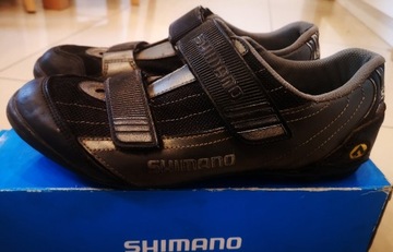 Buty rowerowe SPD szosowe Shimano Roz 44 z blokami