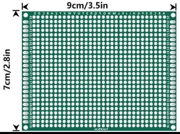 Płytki dwustronne uniwersalne PCB 7x9cm