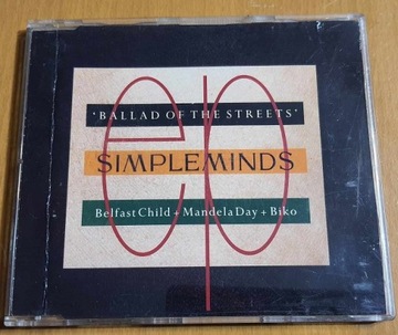 SIMPLE MINDS - Ballad Of The Streets CD single