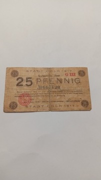 25 Pfennig 1918 rok  Niemcy 
