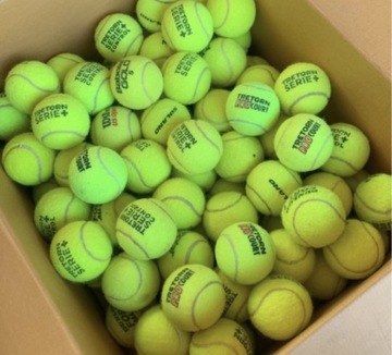 piłki tenisowe używane 15 piłek (2,3 zł za piłkę)